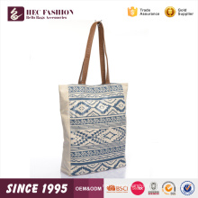 HEC Super September Fancy Trend Blue Designer Woman Daily Shopping Canvas Lunch Tote Bag